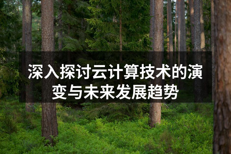深入探讨云计算技术的演变与未来发展趋势